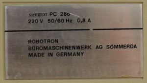 ПЭВМ Soemtron PC286